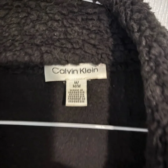 Calvin Klein Women's Black Teddy Jacket - Picture 2 of 2
